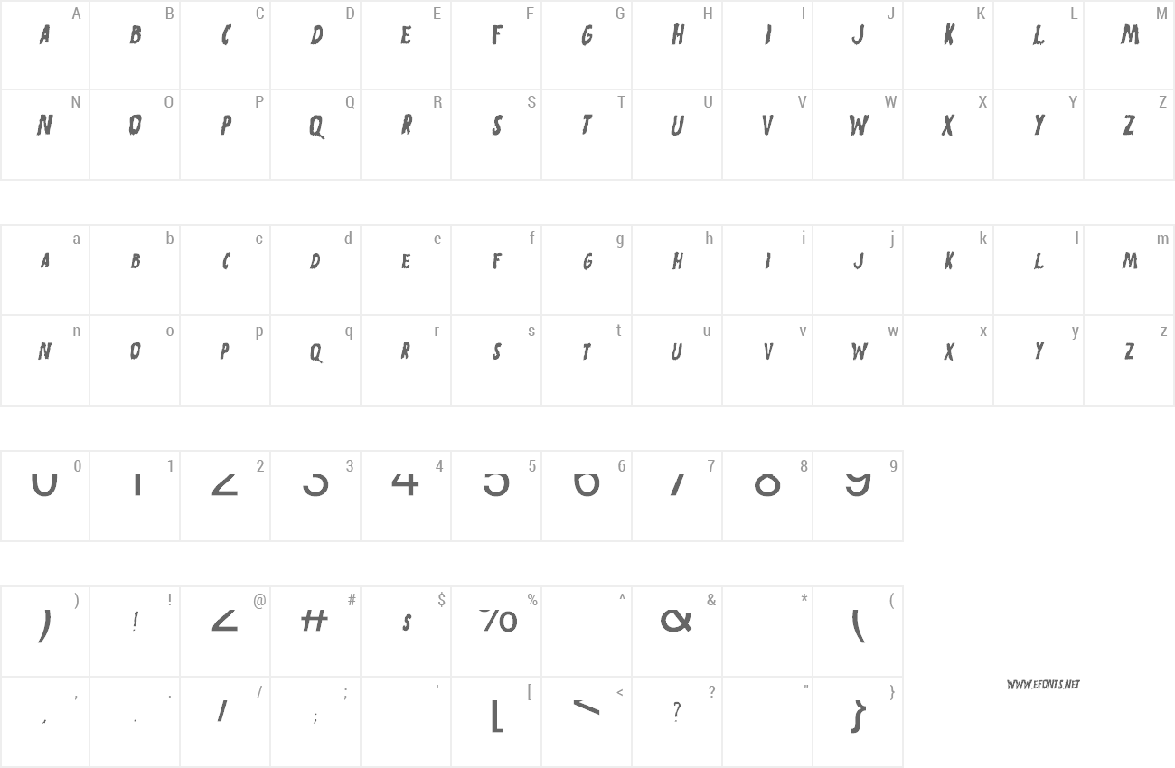 Font Mars Attacks preview